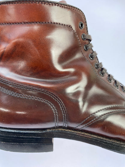 【中古品】【メンズ】 ALDEN オールデン コードバン モディファイド ブーツ メンズ シューズ 靴 馬革 164-261030-em-31-min サイズ：9 1/2 カラー：バーガンディ 万代Net店