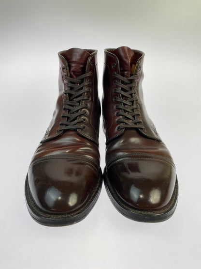 【中古品】【メンズ】 ALDEN オールデン コードバン モディファイド ブーツ メンズ シューズ 靴 馬革 164-261030-em-31-min サイズ：9 1/2 カラー：バーガンディ 万代Net店