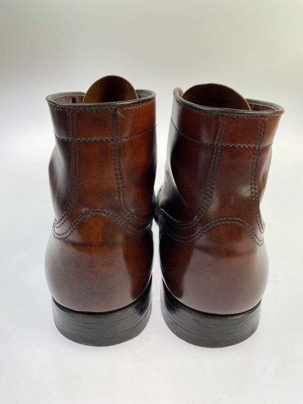 【中古品】【メンズ】 ALDEN オールデン コードバン モディファイド ブーツ メンズ シューズ 靴 馬革 164-261030-em-31-min サイズ：9 1/2 カラー：バーガンディ 万代Net店