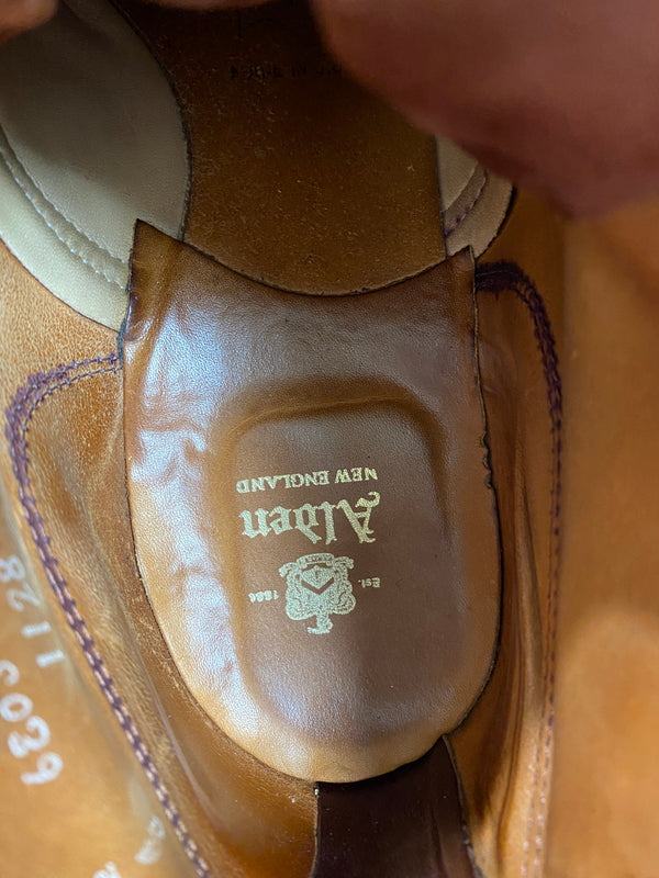 【中古品】【メンズ】 ALDEN オールデン コードバン モディファイド ブーツ メンズ シューズ 靴 馬革 164-261030-em-31-min サイズ：9 1/2 カラー：バーガンディ 万代Net店