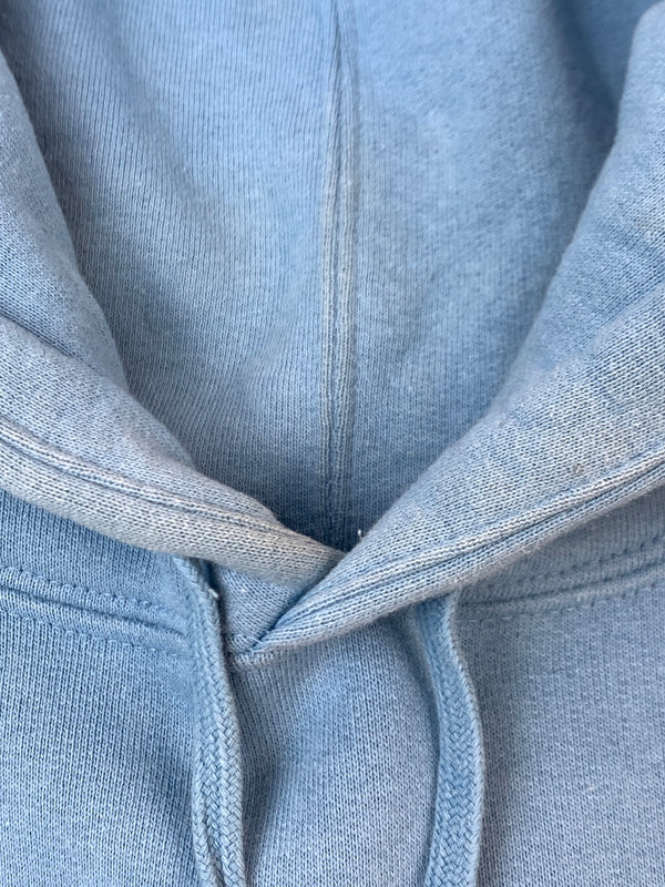 【中古品】【メンズ】 SUPREME シュプリーム WORLD FAMOUS MICRO HOODED SWEATSHIRT ワールド フェイマス マイクロ フーディー スウェットシャツ パーカー トップス 149-261027-jt-40-min サイズ：S カラー：ライトブルー 万代Net店
