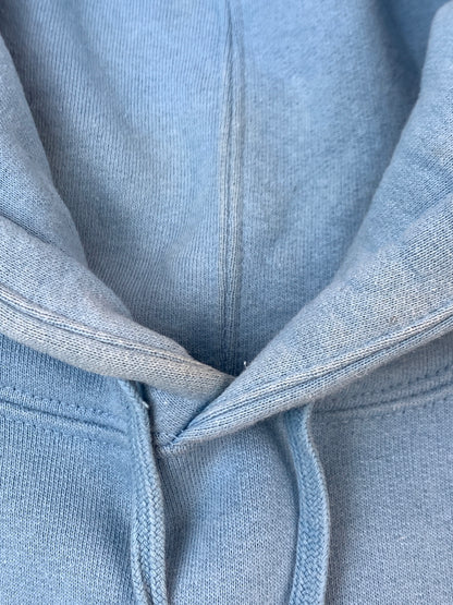 【中古品】【メンズ】 SUPREME シュプリーム WORLD FAMOUS MICRO HOODED SWEATSHIRT ワールド フェイマス マイクロ フーディー スウェットシャツ パーカー トップス 149-261027-jt-40-min サイズ：S カラー：ライトブルー 万代Net店