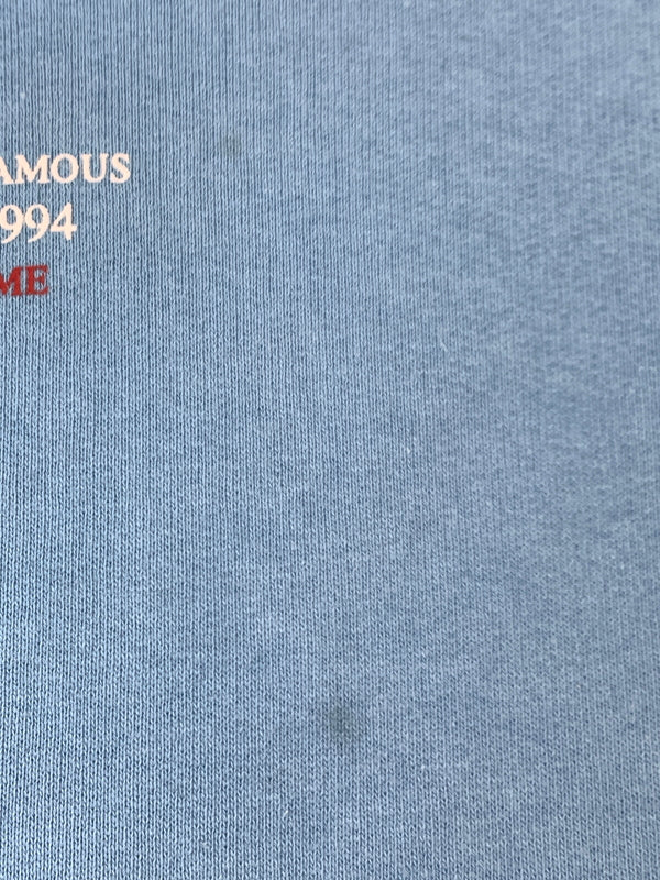 【中古品】【メンズ】 SUPREME シュプリーム WORLD FAMOUS MICRO HOODED SWEATSHIRT ワールド フェイマス マイクロ フーディー スウェットシャツ パーカー トップス 149-261027-jt-40-min サイズ：S カラー：ライトブルー 万代Net店