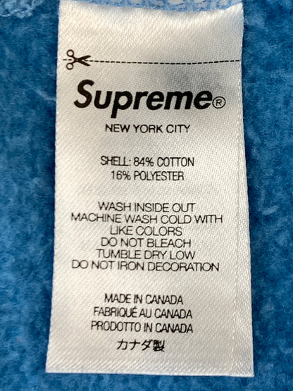 【中古品】【メンズ】 SUPREME シュプリーム WORLD FAMOUS MICRO HOODED SWEATSHIRT ワールド フェイマス マイクロ フーディー スウェットシャツ パーカー トップス 149-261027-jt-40-min サイズ：S カラー：ライトブルー 万代Net店