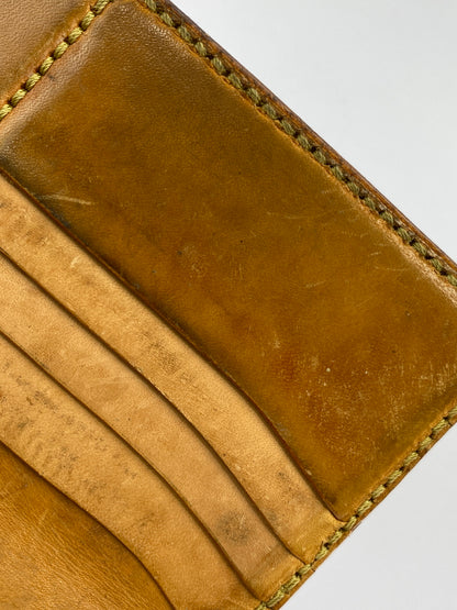 【中古品】【メンズ】 SAAD サード CARVING LEATHER WALLET カービング レザー ウォレット 長財布 財布 200-261027-jt-15-min カラー：ブラウン 万代Net店