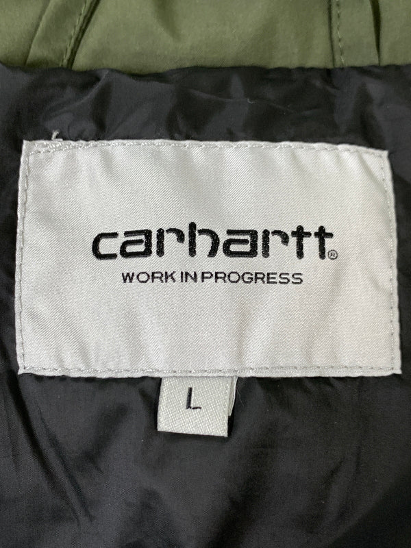 【中古品】【メンズ】 CARHARTT WIP カーハート ワークインプログレス I029450 DANVILLE JACKET ダンビルジャケット ダウンジャケット スタンドカラー アウター 142-261024-ta-15-min サイズ：L カラー：カーキ 万代Net店
