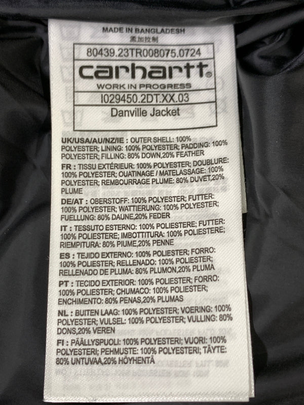 【中古品】【メンズ】 CARHARTT WIP カーハート ワークインプログレス I029450 DANVILLE JACKET ダンビルジャケット ダウンジャケット スタンドカラー アウター 142-261024-ta-15-min サイズ：L カラー：カーキ 万代Net店