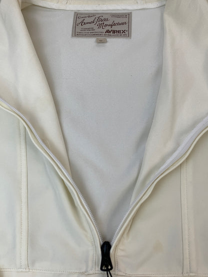 【中古品】【メンズ】 AVIREX アヴィレックス COTTON RIPSTOP LOOSE FIT PARKA コットン リップストップ ルーズ フィット パーカー 6192129 トップス プルオーバー 145-261028-hu-44-min サイズ：M カラー：ホワイト 万代Net店