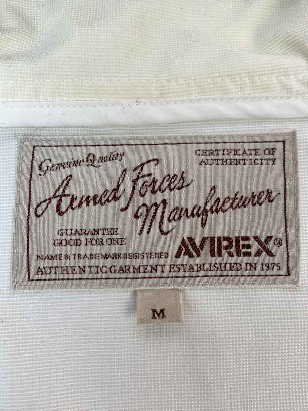 【中古品】【メンズ】 AVIREX アヴィレックス COTTON RIPSTOP LOOSE FIT PARKA コットン リップストップ ルーズ フィット パーカー 6192129 トップス プルオーバー 145-261028-hu-44-min サイズ：M カラー：ホワイト 万代Net店