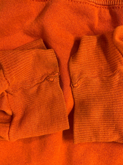 【現状渡し品】【メンズ】 JERZEES ジャージーズ 90S SOLID SWEATSHIRT 90年代 ソリッド スウェット シャツ 長袖 ヴィンテージ トップス 146-261027-hu-35-min サイズ：XL カラー：オレンジ 万代Net店