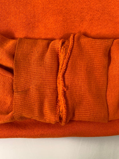 【現状渡し品】【メンズ】 JERZEES ジャージーズ 90S SOLID SWEATSHIRT 90年代 ソリッド スウェット シャツ 長袖 ヴィンテージ トップス 146-261027-hu-35-min サイズ：XL カラー：オレンジ 万代Net店