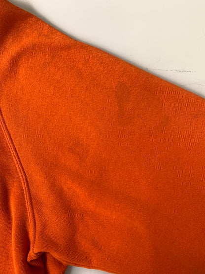 【現状渡し品】【メンズ】 JERZEES ジャージーズ 90S SOLID SWEATSHIRT 90年代 ソリッド スウェット シャツ 長袖 ヴィンテージ トップス 146-261027-hu-35-min サイズ：XL カラー：オレンジ 万代Net店