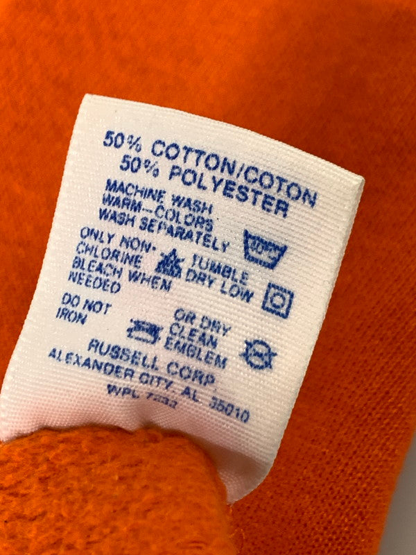 【現状渡し品】【メンズ】 JERZEES ジャージーズ 90S SOLID SWEATSHIRT 90年代 ソリッド スウェット シャツ 長袖 ヴィンテージ トップス 146-261027-hu-35-min サイズ：XL カラー：オレンジ 万代Net店