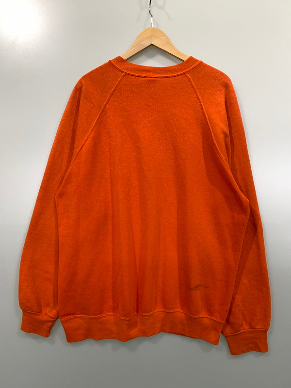 【現状渡し品】【メンズ】 JERZEES ジャージーズ 90S SOLID SWEATSHIRT 90年代 ソリッド スウェット シャツ 長袖 ヴィンテージ トップス 146-261027-hu-35-min サイズ：XL カラー：オレンジ 万代Net店