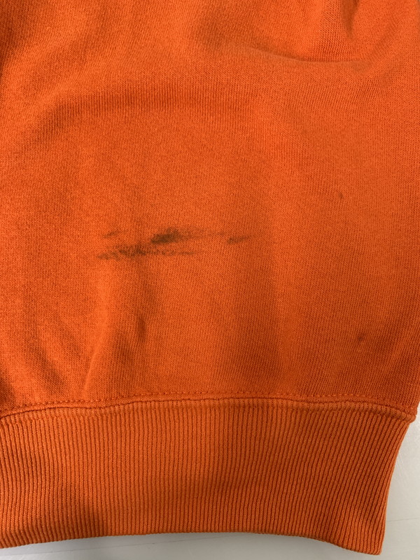 【現状渡し品】【メンズ】 JERZEES ジャージーズ 90S SOLID SWEATSHIRT 90年代 ソリッド スウェット シャツ 長袖 ヴィンテージ トップス 146-261027-hu-35-min サイズ：XL カラー：オレンジ 万代Net店