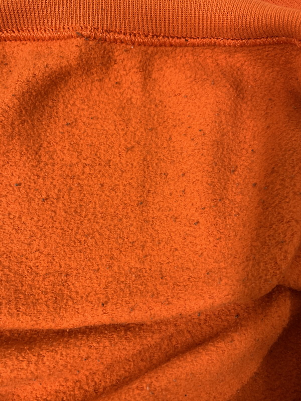 【現状渡し品】【メンズ】 JERZEES ジャージーズ 90S SOLID SWEATSHIRT 90年代 ソリッド スウェット シャツ 長袖 ヴィンテージ トップス 146-261027-hu-35-min サイズ：XL カラー：オレンジ 万代Net店