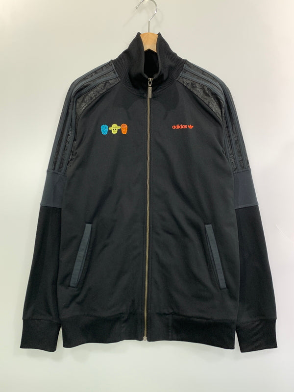 【中古品】【メンズ】 ADIDAS アディダス メキシカン トラックジャケット ジャージ トップス 146-261028-hu-42-min サイズ：L カラー：ブラック 万代Net店