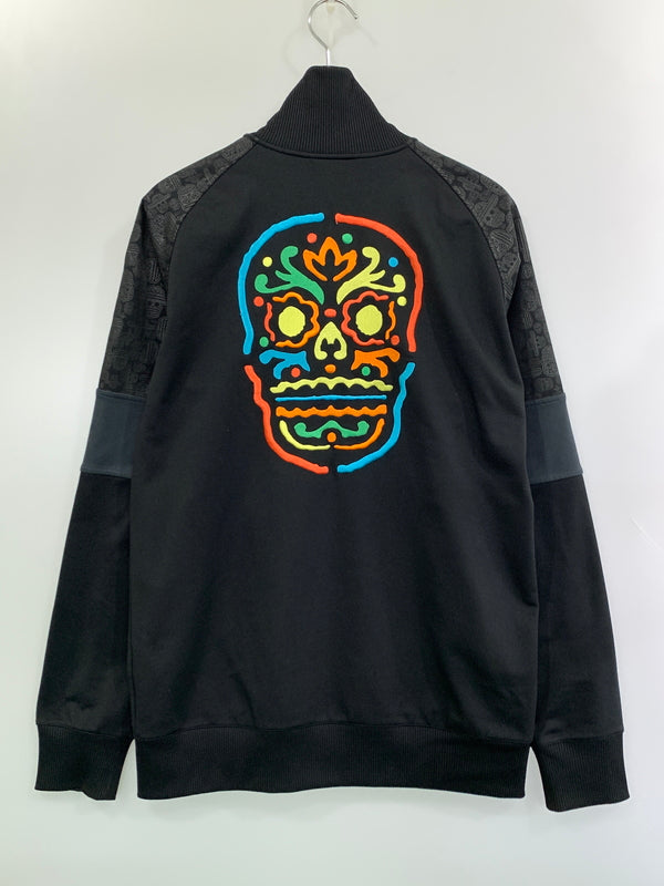 【中古品】【メンズ】 ADIDAS アディダス メキシカン トラックジャケット ジャージ トップス 146-261028-hu-42-min サイズ：L カラー：ブラック 万代Net店