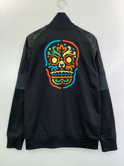 【中古品】【メンズ】 ADIDAS アディダス メキシカン トラックジャケット ジャージ トップス 146-261028-hu-42-min サイズ：L カラー：ブラック 万代Net店
