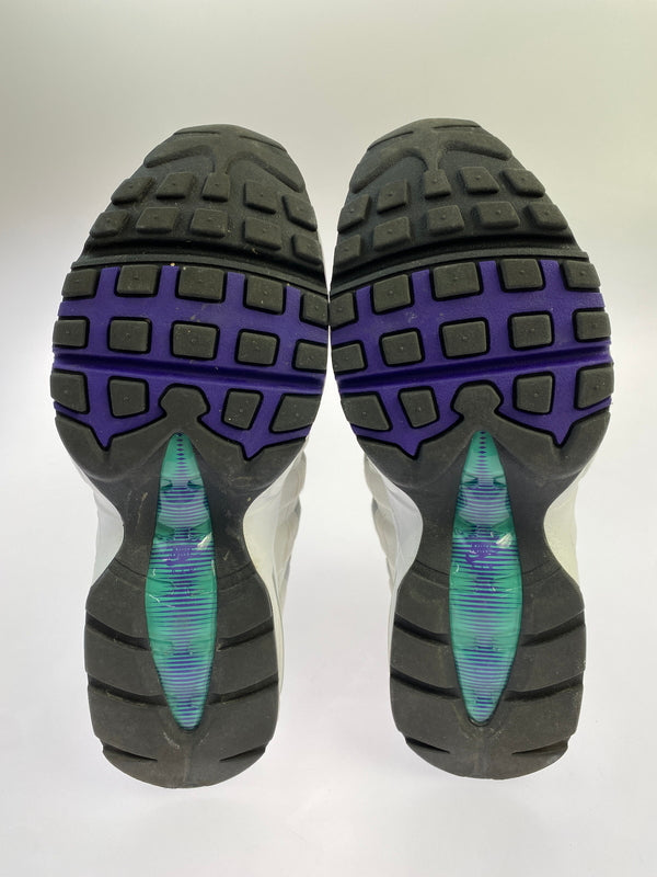 【中古品】【メンズ/レディース】 NIKE ナイキ WMNS AIR MAX 95 BIG BUBBLE ウィメンズ エア マックス 95 ビッグ バブル HJ5996-100 160-261028-hu-47-min カラー：WHITE / COURT PURPLE 万代Net店