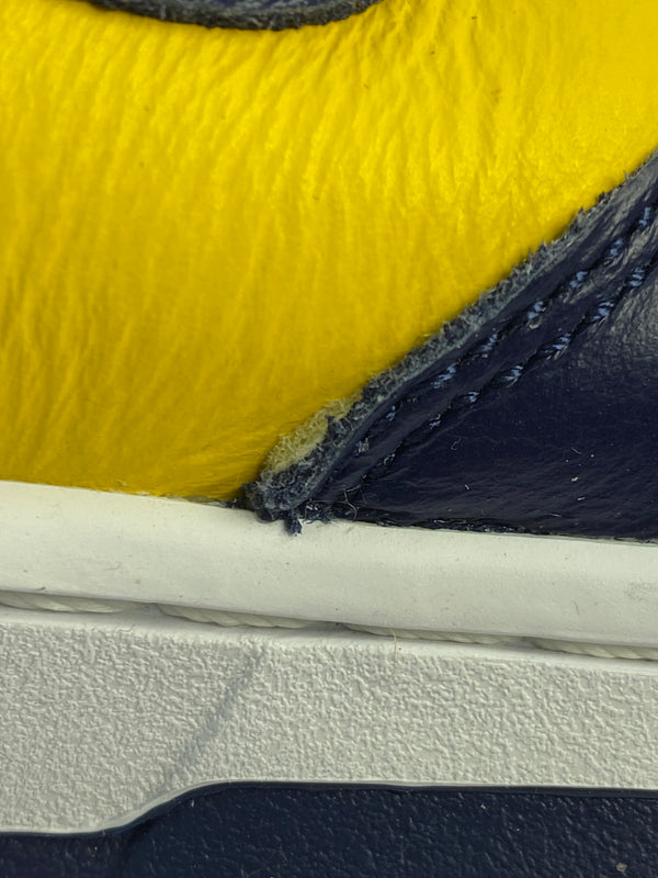 【中古品】【メンズ】 NIKE ナイキ DUNK HIGH RETRO SE MICHIGAN ダンク ハイ レトロ エスイー ミシガン HF3143-700 靴 シューズ スニーカー 160-261028-hu-48-min カラー：VARSITY MAIZE / MIDNIGHT NAVY 万代Net店