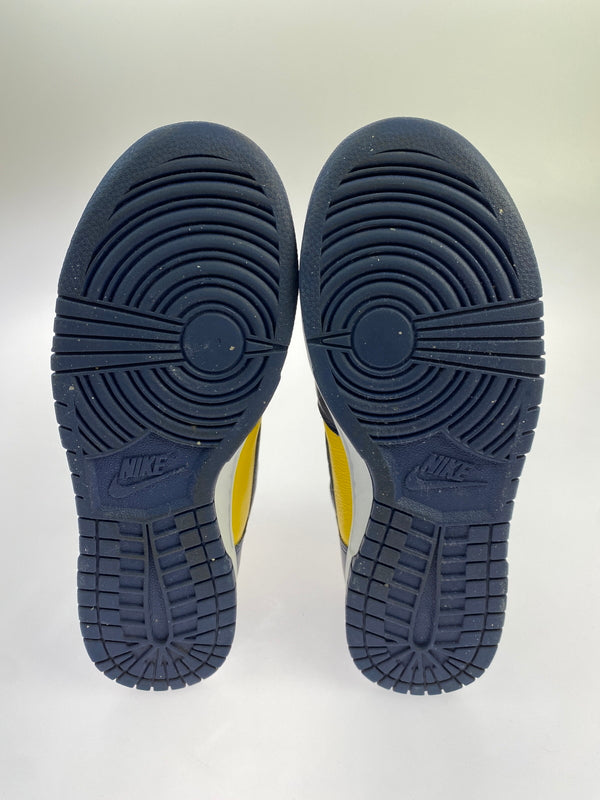【中古品】【メンズ】 NIKE ナイキ DUNK HIGH RETRO SE MICHIGAN ダンク ハイ レトロ エスイー ミシガン HF3143-700 靴 シューズ スニーカー 160-261028-hu-48-min カラー：VARSITY MAIZE / MIDNIGHT NAVY 万代Net店