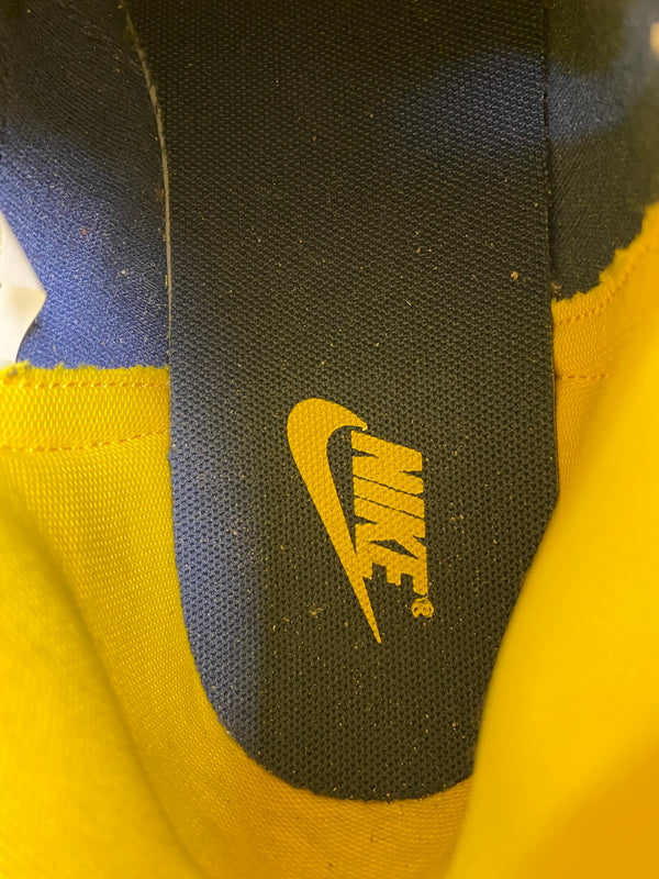 【中古品】【メンズ】 NIKE ナイキ DUNK HIGH RETRO SE MICHIGAN ダンク ハイ レトロ エスイー ミシガン HF3143-700 靴 シューズ スニーカー 160-261028-hu-48-min カラー：VARSITY MAIZE / MIDNIGHT NAVY 万代Net店