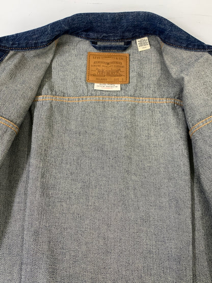 【中古品】【メンズ】 LEVI'S PREMIUM リーバイス プレミアム TYPE1 TRACKER JACKET トラッカー ジャケット デニム ジャッケット アウター Gジャン 145-261028-hu-03-min サイズ：S カラー：インディゴ 万代Net店