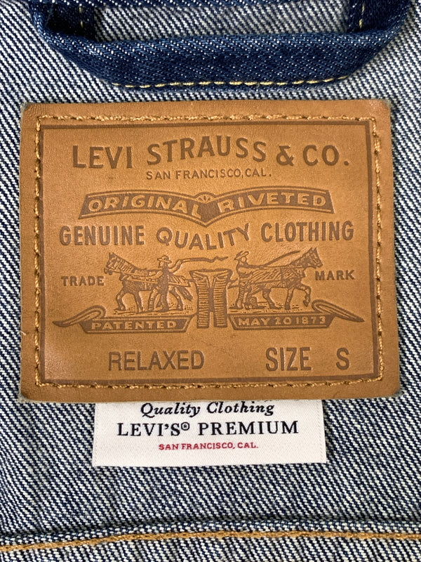 【中古品】【メンズ】 LEVI'S PREMIUM リーバイス プレミアム TYPE1 TRACKER JACKET トラッカー ジャケット デニム ジャッケット アウター Gジャン 145-261028-hu-03-min サイズ：S カラー：インディゴ 万代Net店