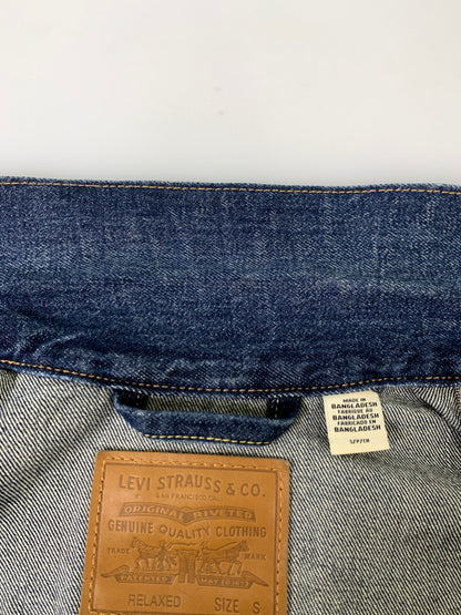 【中古品】【メンズ】 LEVI'S PREMIUM リーバイス プレミアム TYPE1 TRACKER JACKET トラッカー ジャケット デニム ジャッケット アウター Gジャン 145-261028-hu-03-min サイズ：S カラー：インディゴ 万代Net店