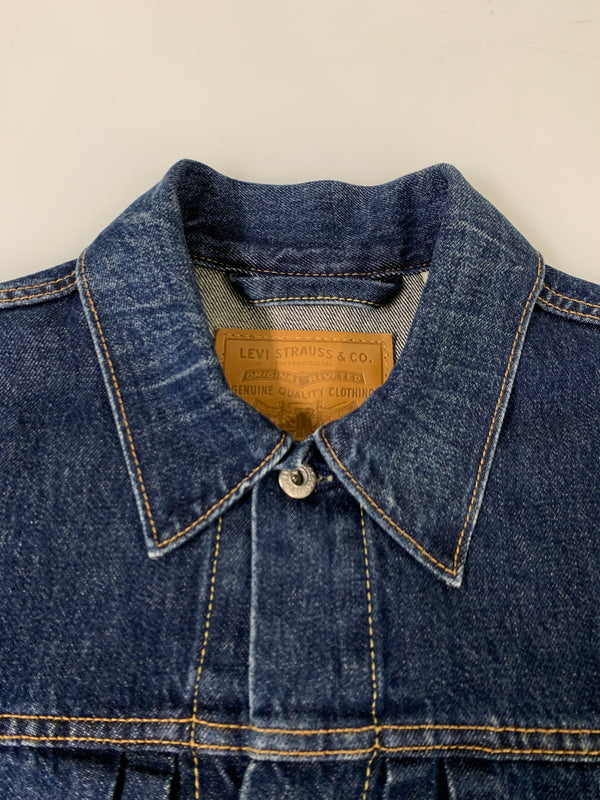 【中古品】【メンズ】 LEVI'S PREMIUM リーバイス プレミアム TYPE1 TRACKER JACKET トラッカー ジャケット デニム ジャッケット アウター Gジャン 145-261028-hu-03-min サイズ：S カラー：インディゴ 万代Net店