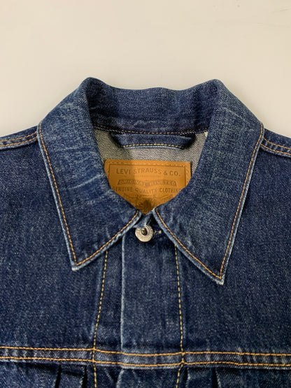 【中古品】【メンズ】 LEVI'S PREMIUM リーバイス プレミアム TYPE1 TRACKER JACKET トラッカー ジャケット デニム ジャッケット アウター Gジャン 145-261028-hu-03-min サイズ：S カラー：インディゴ 万代Net店