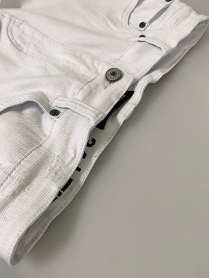 【中古品】【メンズ】 SERENEDE セレネデ FITTED DENIM フィッテッド デニム パンツ ボトムス 152-261028-hu-23-min サイズ：34 カラー：ホワイト 万代Net店