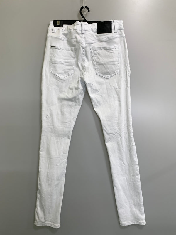 【中古品】【メンズ】 SERENEDE セレネデ FITTED DENIM フィッテッド デニム パンツ ボトムス 152-261028-hu-23-min サイズ：34 カラー：ホワイト 万代Net店