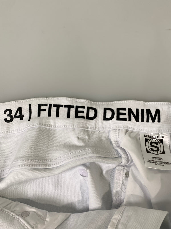 【中古品】【メンズ】 SERENEDE セレネデ FITTED DENIM フィッテッド デニム パンツ ボトムス 152-261028-hu-23-min サイズ：34 カラー：ホワイト 万代Net店