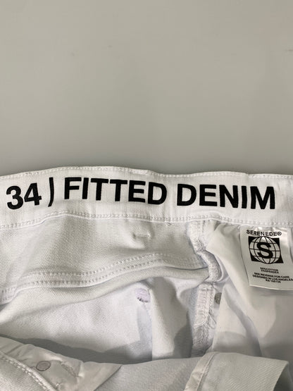 【中古品】【メンズ】 SERENEDE セレネデ FITTED DENIM フィッテッド デニム パンツ ボトムス 152-261028-hu-23-min サイズ：34 カラー：ホワイト 万代Net店