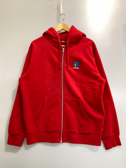 【中古品】【メンズ】 SUPREME シュプリーム 17AW GONZ RAMM ZIP UP HOODIE ゴンズ ラム ジップ アップ フーディー パーカー トップス 142-261028-hu-04-min サイズ：L カラー：レッド 万代Net店