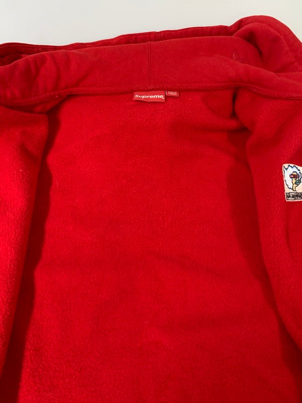 【中古品】【メンズ】 SUPREME シュプリーム 17AW GONZ RAMM ZIP UP HOODIE ゴンズ ラム ジップ アップ フーディー パーカー トップス 142-261028-hu-04-min サイズ：L カラー：レッド 万代Net店