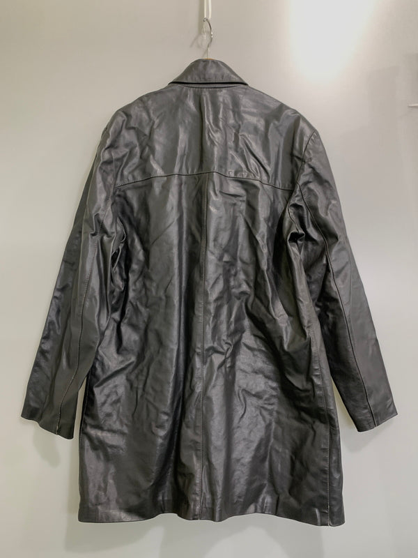 【現状渡し品】【メンズ】 LEGENDARY JACKET レジェンダリー ジャケット LEATHER JACKET レザー ジャケット 革ジャン アウター 141-261028-hu-12-min サイズ：L カラー：グレー 万代Net店