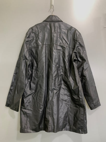 【現状渡し品】【メンズ】 LEGENDARY JACKET レジェンダリー ジャケット LEATHER JACKET レザー ジャケット 革ジャン アウター 141-261028-hu-12-min サイズ：L カラー：グレー 万代Net店