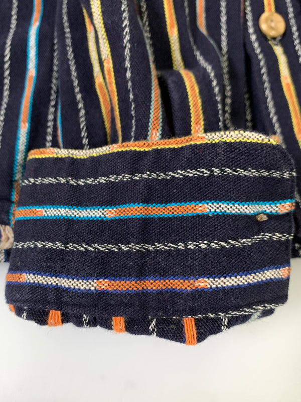 【中古品】【メンズ】 TENDERLOIN テンダーロイン T-NATIVE SHT ティー ネイティブ シャツ 長袖 ロングスリーブ 142-261028-hu-01-min サイズ：XS カラー：ネイビー 万代Net店