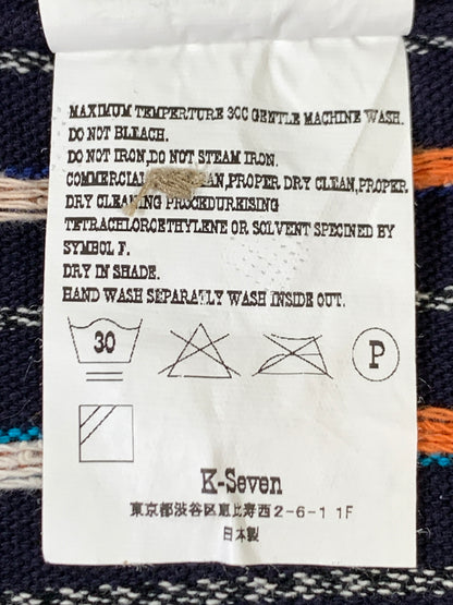 【中古品】【メンズ】 TENDERLOIN テンダーロイン T-NATIVE SHT ティー ネイティブ シャツ 長袖 ロングスリーブ 142-261028-hu-01-min サイズ：XS カラー：ネイビー 万代Net店