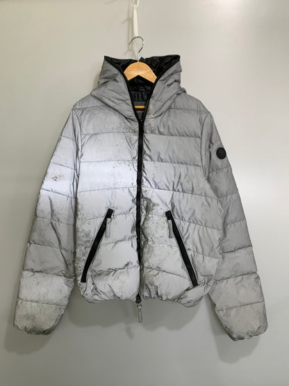 【現状渡し品】【メンズ】 DUVETICA × HYDROGEN デュベティカ ハイドロゲン REFLECTIVE DOWN JACKET リフレクティブ ダウン ジャケット アウター 141-261028-hu-21-min サイズ：52 カラー：グレー系 万代Net店