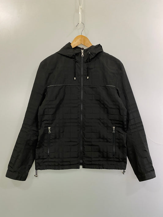 【中古品】【メンズ】 BURBERRY BLACK LABEL バーバリー ブラックレーベル ZIP JACKET ジップ ジャケット BMP54-105-09 ライトアウター メンズ 141-261031-hu-36-min サイズ：L カラー：ブラック 万代Net店
