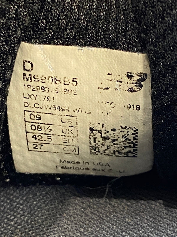 【現状渡し品】【メンズ】 NEW BALANCE ニューバランス M990BB5 ローカットスニーカースニーカー メンズ シューズ 靴 162-261030-em-27-min サイズ：27.0cm カラー：ブラック 万代Net店