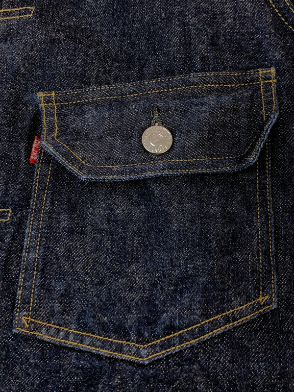 【中古品】【メンズ】 DELUXE WEAR デラックス ウエア 1949XJ VINTAGE FIRST JACKET ヴィンテージ ファースト ジャケット 1949XJ デニム ジャケット アウター 145-261028-hu-26-min サイズ：W40 カラー：インディゴ 万代Net店