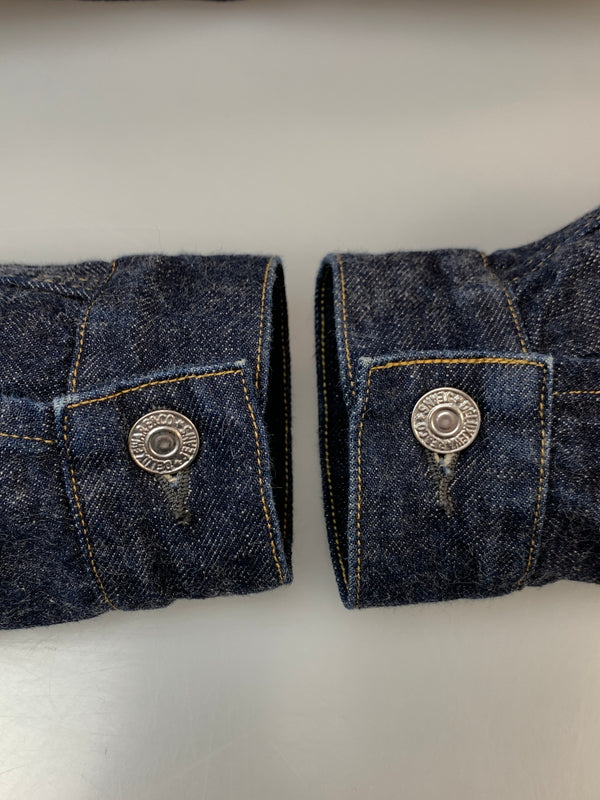 【中古品】【メンズ】 DELUXE WEAR デラックス ウエア 1949XJ VINTAGE FIRST JACKET ヴィンテージ ファースト ジャケット 1949XJ デニム ジャケット アウター 145-261028-hu-26-min サイズ：W40 カラー：インディゴ 万代Net店