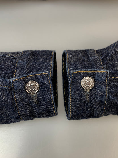 【中古品】【メンズ】 DELUXE WEAR デラックス ウエア 1949XJ VINTAGE FIRST JACKET ヴィンテージ ファースト ジャケット 1949XJ デニム ジャケット アウター 145-261028-hu-26-min サイズ：W40 カラー：インディゴ 万代Net店