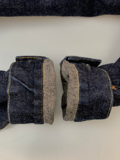 【中古品】【メンズ】 DELUXE WEAR デラックス ウエア 1949XJ VINTAGE FIRST JACKET ヴィンテージ ファースト ジャケット 1949XJ デニム ジャケット アウター 145-261028-hu-26-min サイズ：W40 カラー：インディゴ 万代Net店