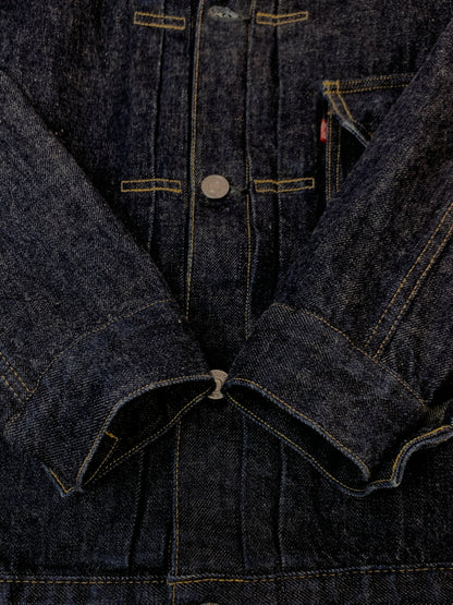 【中古品】【メンズ】 DELUXE WEAR デラックス ウエア 1949XJ VINTAGE FIRST JACKET ヴィンテージ ファースト ジャケット 1949XJ デニム ジャケット アウター 145-261028-hu-26-min サイズ：W40 カラー：インディゴ 万代Net店